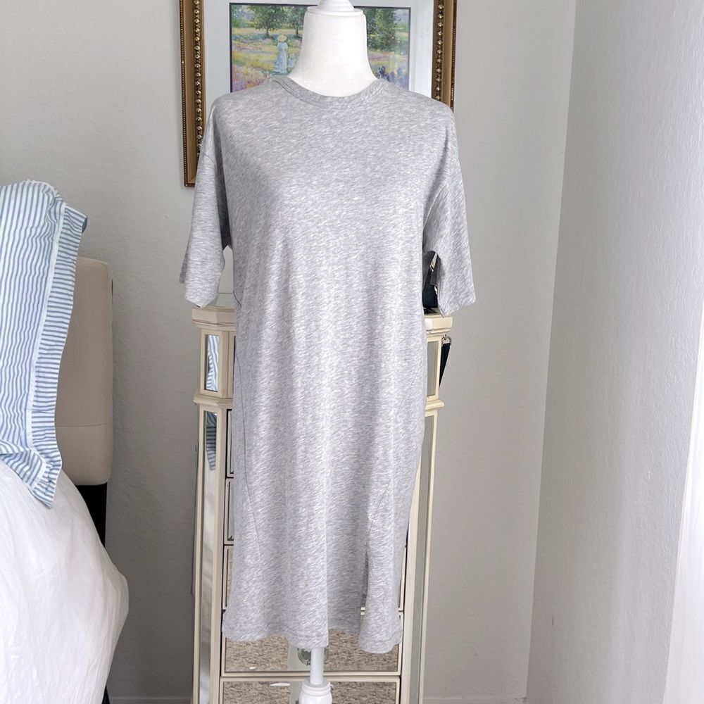 Rag & Bone oversized gray T-shirt dress 100% Pima Cotton size S
